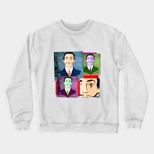 Salvador Dali collage - Spanish Surrealist Painter Crewneck Sweatshirt